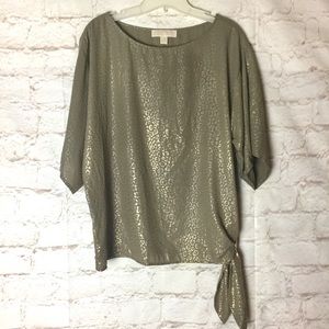 Michael Michael Kors Safari Animal Print Top